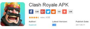 Clash Royale APK 1.8.6 от 17 мая 2017